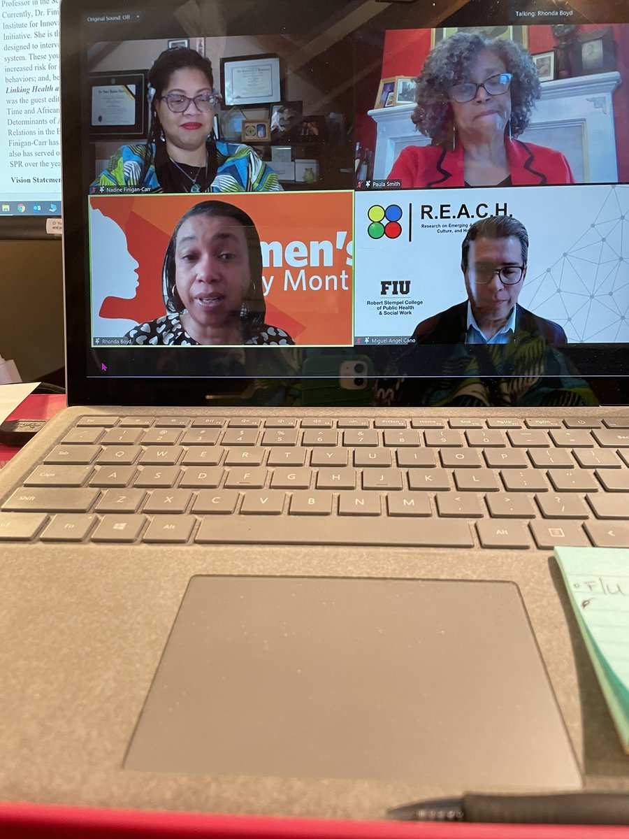 doctornayaka's tweet photo. This was our 3/21 panel discussion for the DNC @SPRORG on Black Women in Prevention Science with @paulaslc8 &amp; @RhondaBoydPhD #ThisIsPreventionScience #WeAreSPR #DiverseScholars #CiteBlackWomen https://t.co/7twxsD28cu