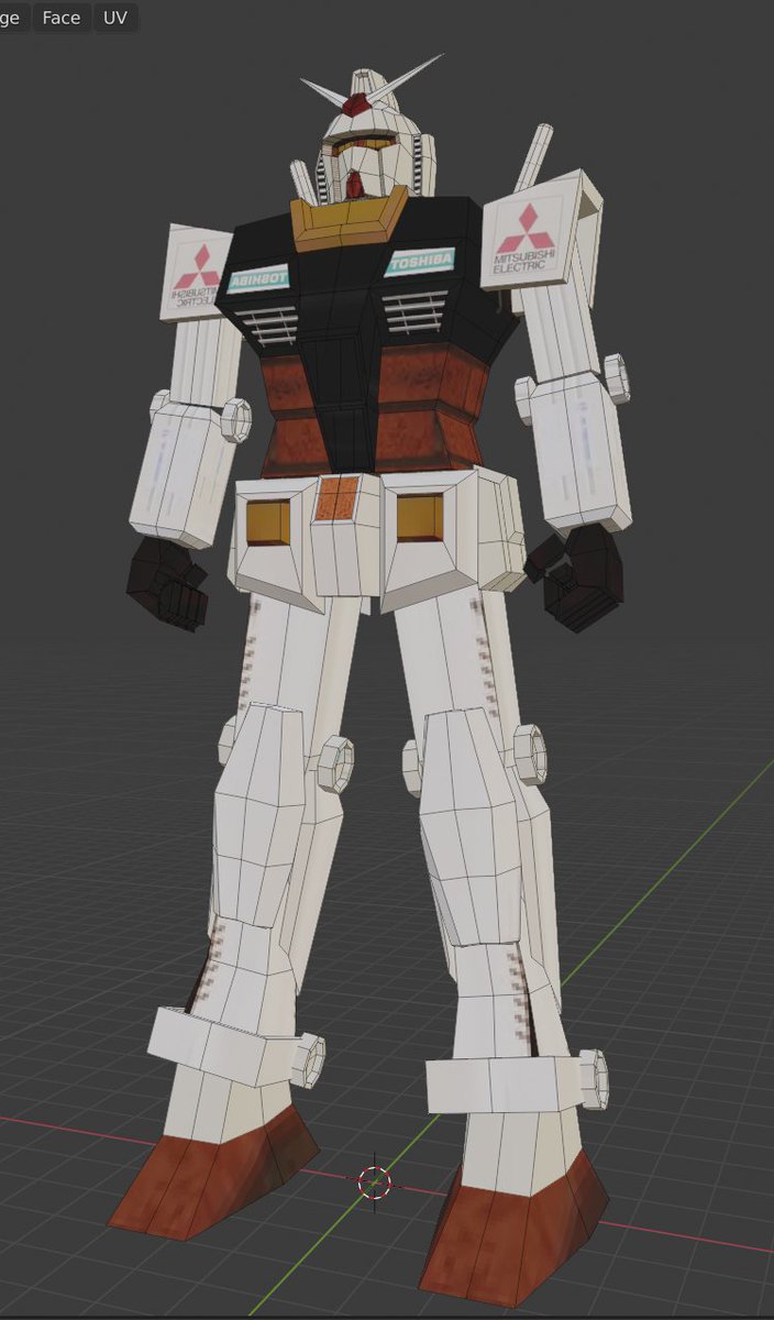 CuriousCube1's tweet photo. Ok, so I went from practicing aircons to building a Gundam. It uses the same texture as the aircons as well

#Blender3d #b3d #gundam https://t.co/yTQnYecS1N