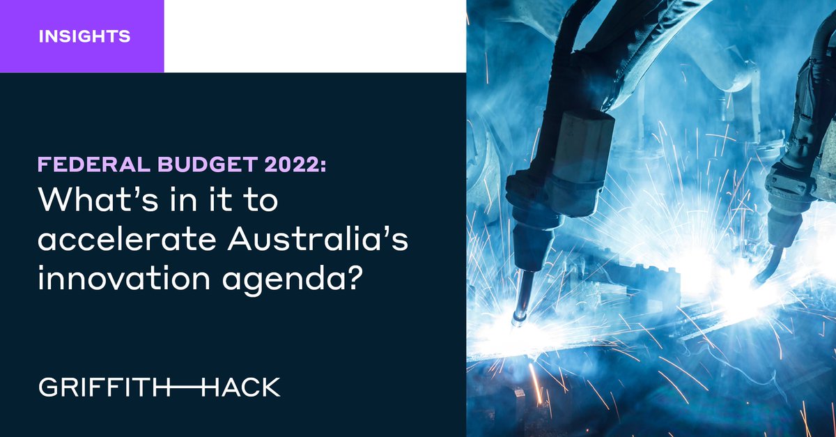 We look at the measures in #Budget2022 that support Australia's innovation agenda, including the expansion of the patent box regime and investment in university research commercialisation.  griffithhack.com/insights/publi…