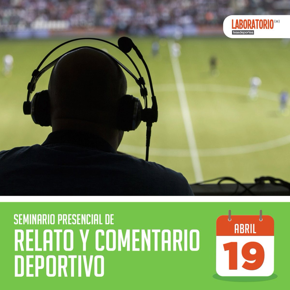 laboratoriotyd's tweet photo. No dejes de inscribirte en este curso presencial de Relato y Comentario

+info en https://t.co/IoE9QvVyPm https://t.co/haAA9HjRkO