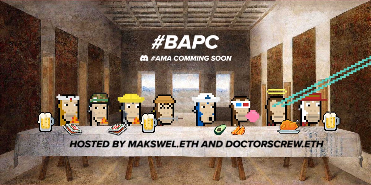 BoredPunkClub's tweet photo. Our Discord #AMA is coming soon! Both @bapcmaxwell and @TheDoctorScrew will be answering any questions you guys have about #BAPC! Stay tuned for a date!
https://t.co/oP2atiDMCN https://t.co/UsrMtS2DIb