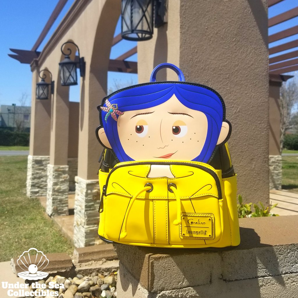 undertheseaco's tweet image. 🌧️Coraline Raincoat Loungefly Mini Backpack in stock and ready to ship at Under the Sea Collectibles

#loungeflyaddict #loungeflyminibackpack #loveloungefly #loungeflydisney #loungeflybackpack #loungefly #loungeflystyle #loungeflycollection  #undertheseacollectibles
