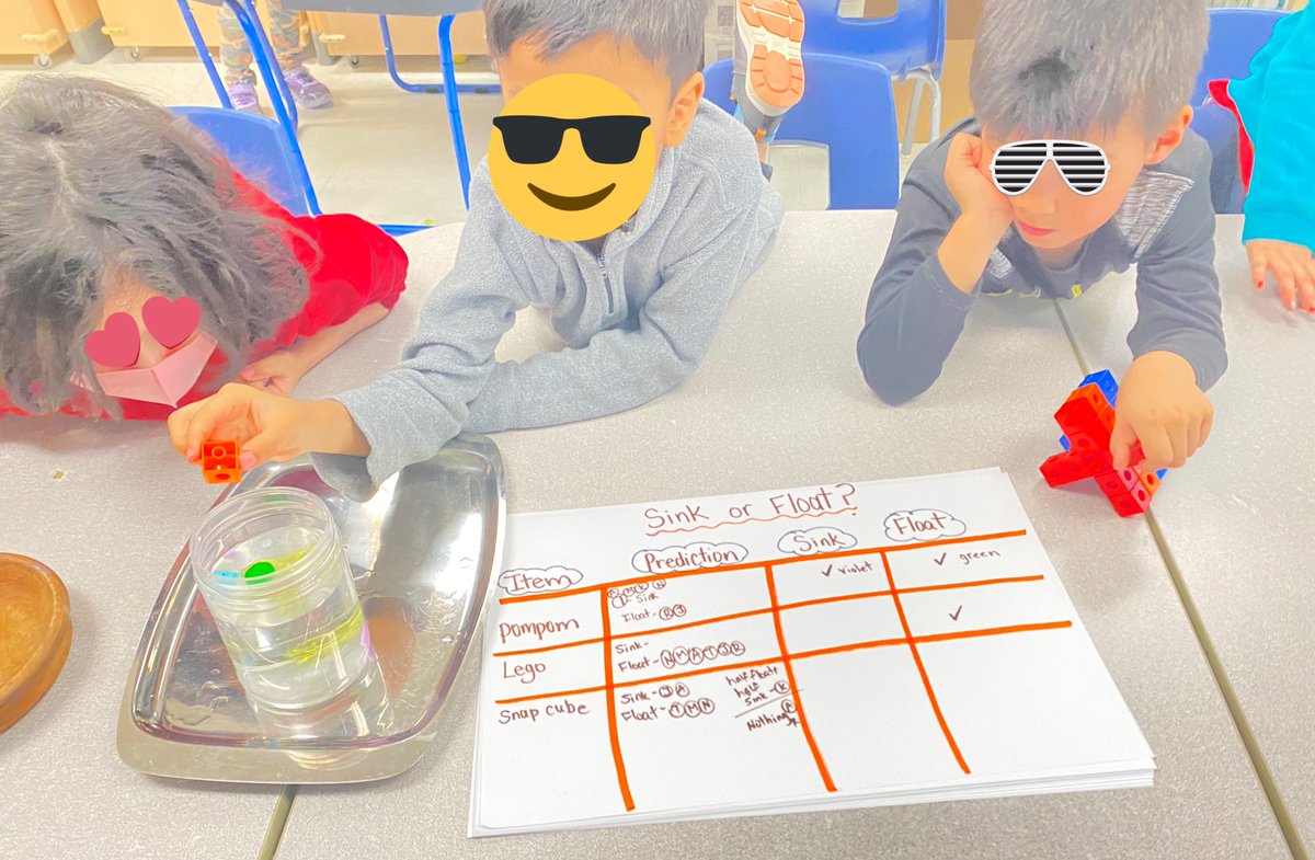 TKoppaithara's tweet image. We had a small group who wanted to investigate buoyancy. #sinkfloat 
To be continued! #Kindergarten