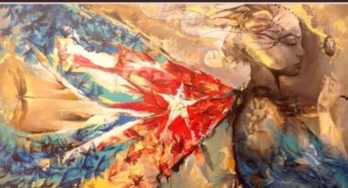 #VamosConTodo con el alma y el verso por esta mujer q se llama Patria... Q se llama #Cuba