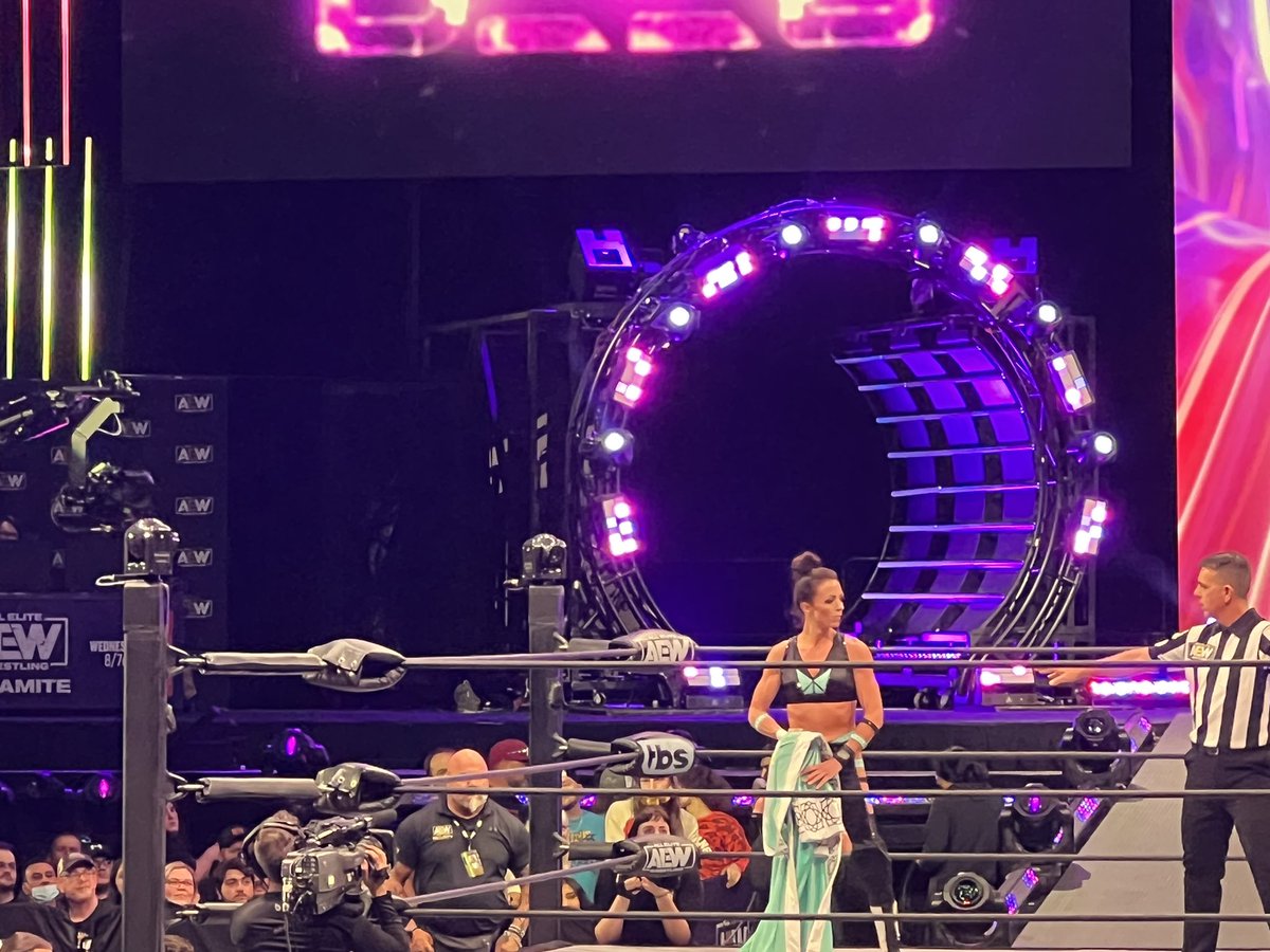 Wow last time I saw <a href="/SerenaDeeb/">Serena</a> was also in this arena about 10 years ago… when she jumped the rail, joined the Straight Edge Society, and <a href="/CMPunk/">player/coach</a> shaved her head!