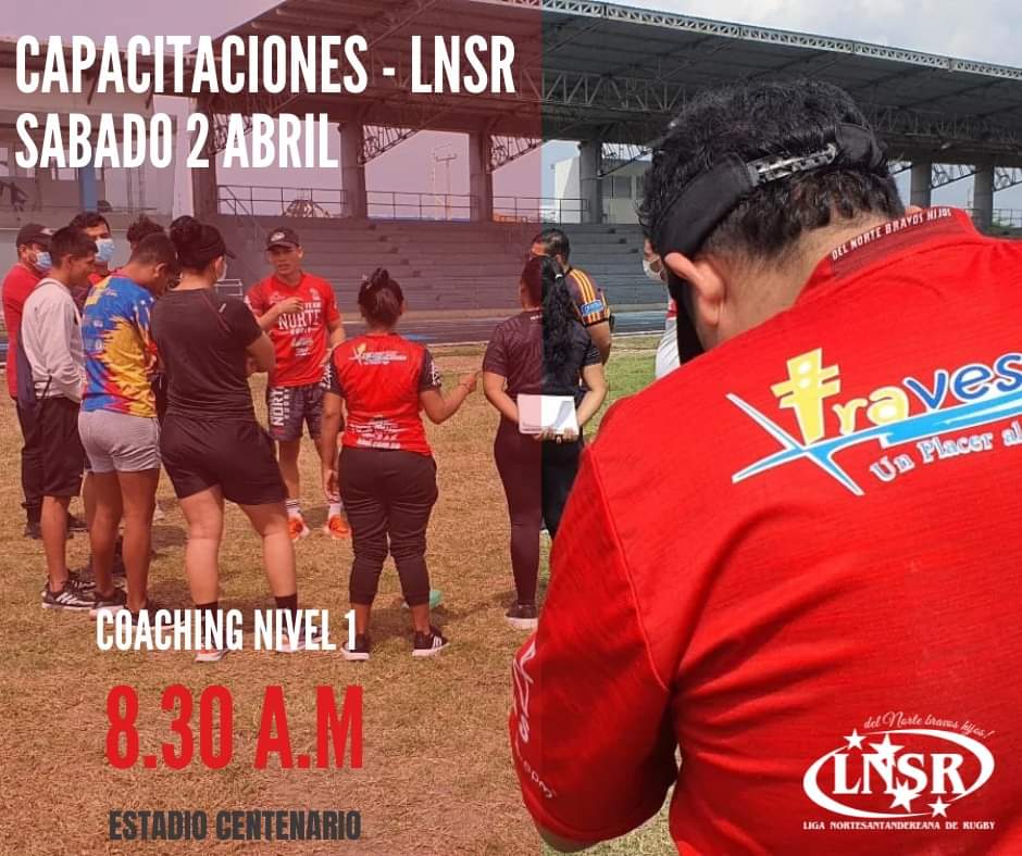 CapacitacionesLNSR2022 🔴⚫📣

Este sábado 2 de abril realizaremos el curso de Coaching nivel 1 world rugby a traves de nuestro educador Jean Pierre Becerra

El curso se llevara a cabo en las instalaciones del estadio centenario desde las 8.30am

Pre- Requisitos:cursos virtuales