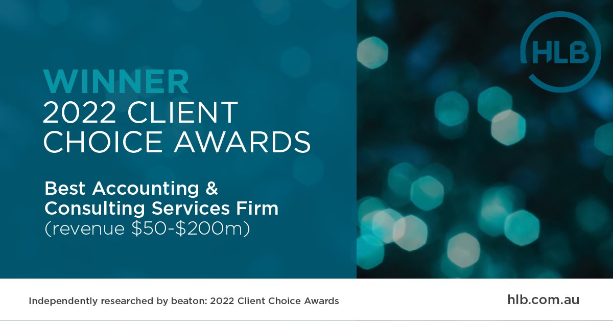 We are proud to announce HLB Mann Judd has been named Best Accounting &amp; Consulting Services Firm (revenue $50-$200m) at this year’s Client Choice Awards. It is the eighth time we have won this category, and the third consecutive year of winning the award. bit.ly/3DsEzQI