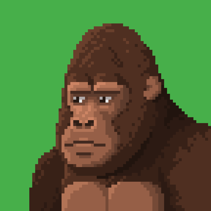 gorillabits_NFT's tweet photo. We want Gorillabytes to be top tier pfps, so we have altered the shading to make them stand out more when scaled down.🦍👍
#NFT #NFTCollection #NFTCommunity #gorillabytes https://t.co/1eEO2yRjpp