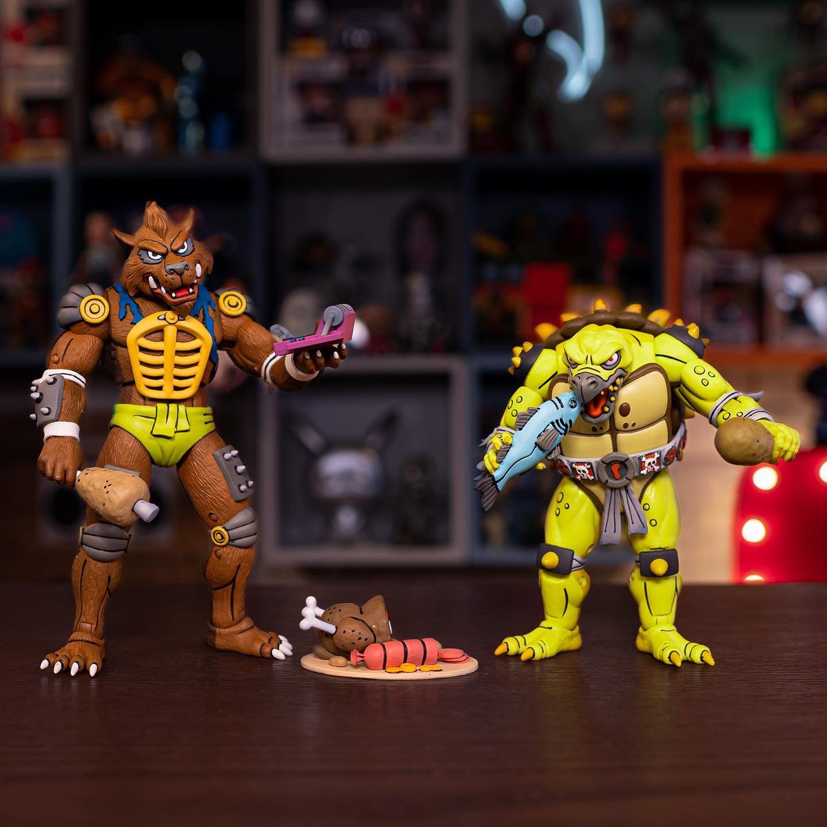 BoxAttack's tweet photo. They’re here! Look at @NECA_TOYS bringing the fire with Tokka and Rahzar! Review is here 👉 https://t.co/kJ5KnRPf0z https://t.co/rY51NzcHc3