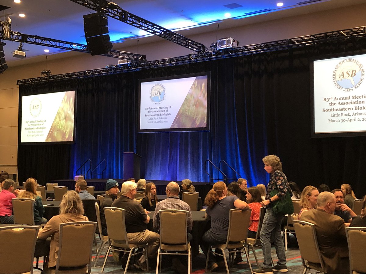 It’s TIME! We are in Ballroom D for our plenary session! #ASB2022 #ASBLittleRock