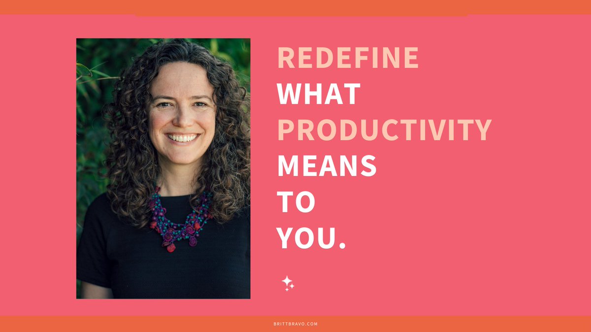 Productivity tools, systems, and methods have become a huge moneymaking industry. But something has shifted. People are drained &amp; exhausted. They just can't do more. Read more about how to change your relationship to productivity: brittbravo.com/2022/03/30/red… #productivity #wellness