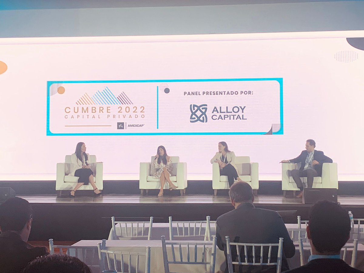 Our CIO of #AlternativeFinance <a href="/paulagiraldog/">Paula Giraldo</a> joined <a href="/AMEXCAP/">AMEXCAP</a>'s #CumbreAMEXCAP, co-moderating the panel “Opportunities identified by DFIs in the region” feat. <a href="/MagCoronel/">Magdalena Coronel</a>, <a href="/IDB_Lab/">IDB Lab</a> &amp; <a href="/JenMcLPet/">Jen McLeod Petrini</a>, <a href="/IFC_org/">IFC</a>. It was a fascinating exchange of experiences in the #PrivateEquity industry