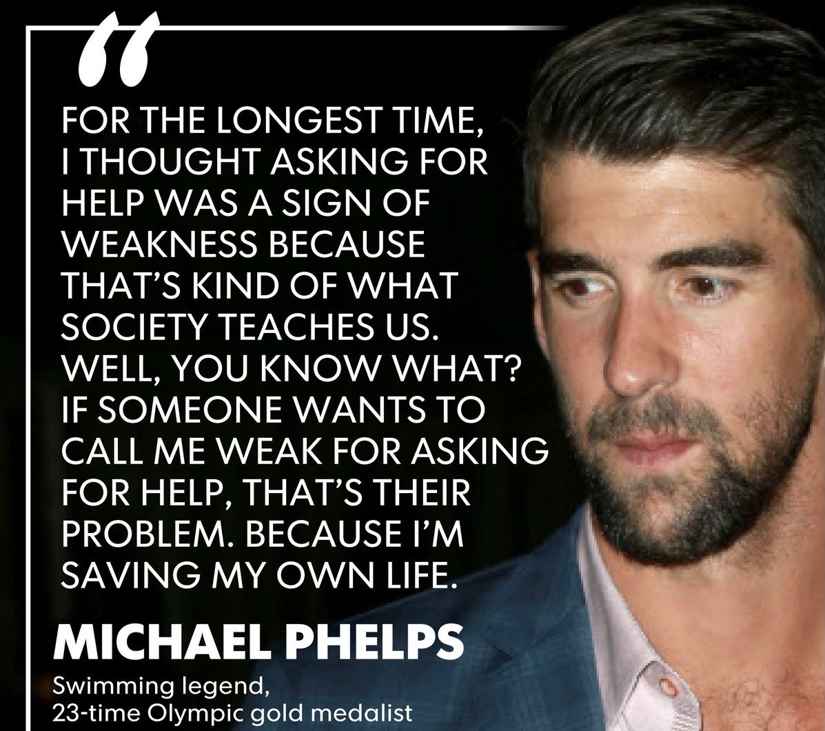 This week’s edition of Wellness Wednesday focuses on Michael Phelps and his personal struggles with mental health. Michael is now a mental health ambassador and advocate in his retirement from swimming.