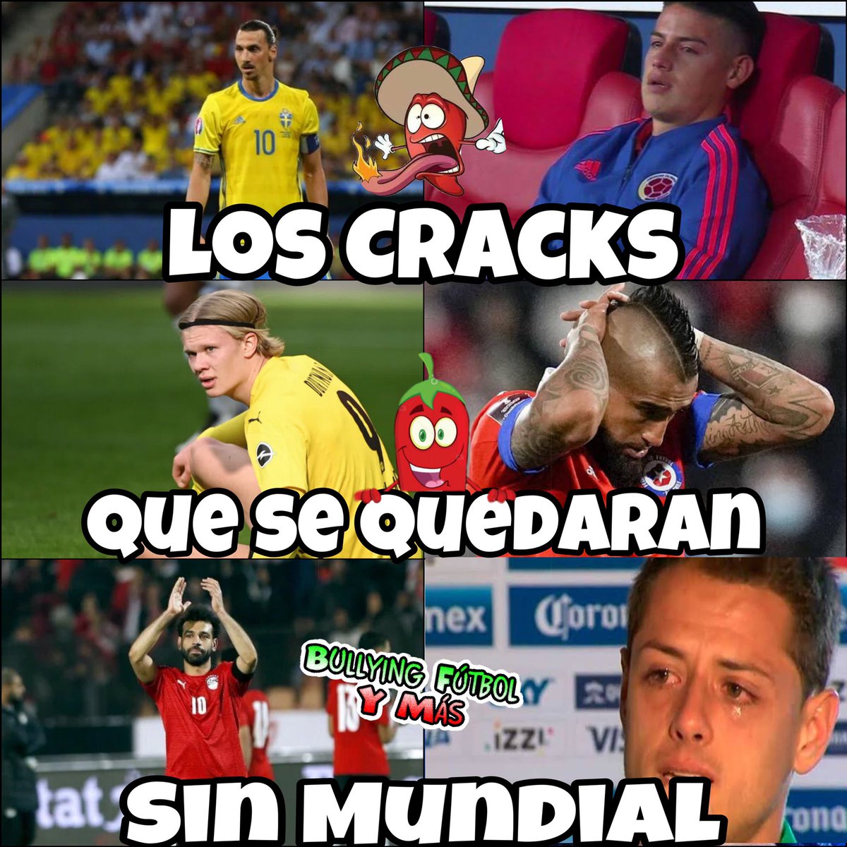 Bullyingfutbol4's tweet photo. Bueno, entre cracks y magdalenas !! 
🤣🤣🤣🤣🤣
No es cierto, pobre chicharito 🤭 https://t.co/gmzqzpaVnD