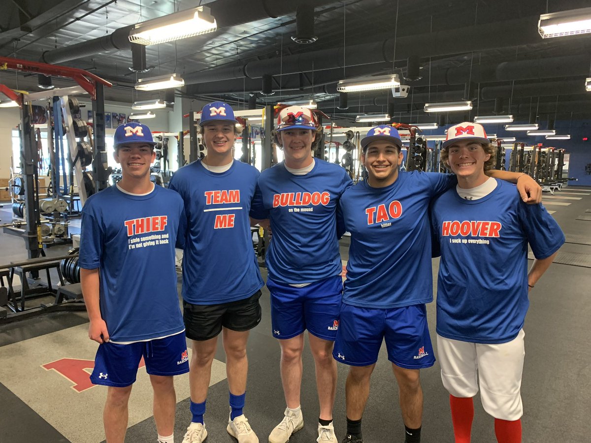 MidwayBsball's tweet photo. These dudes were clutch in last night’s win vs. Mansfield.

Carson Taylor - Thief
Tate House - Team Over Me
Jayden Honey - Bulldog On The Mound
Daylen Kirks - Hitter Of The Game
Patrick Kilgore - “Hoover” on Defense

#thatspanther https://t.co/ZmRRraRkhS