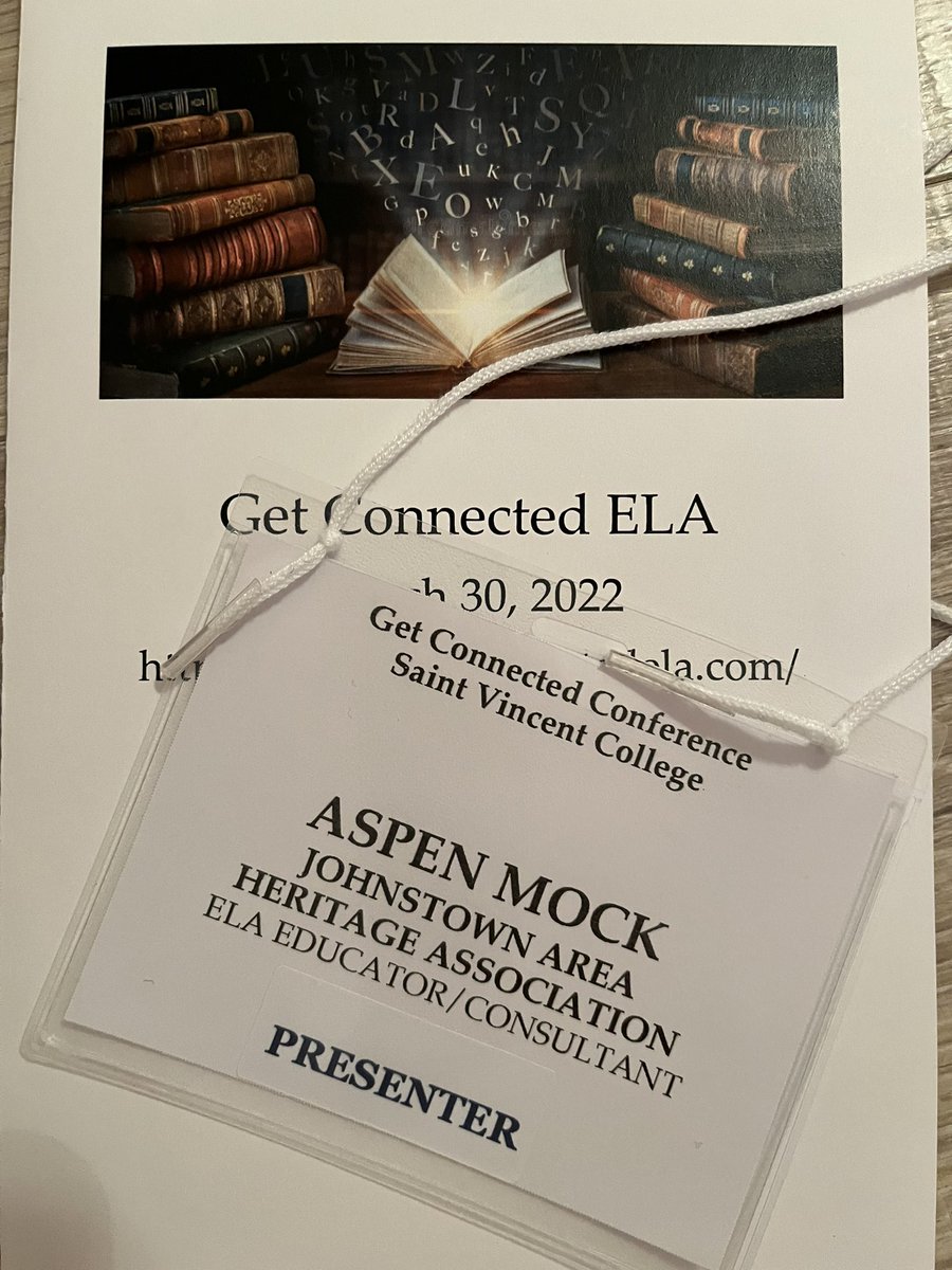 AB_Mock's tweet photo. Amazing conference today with an opportunity to share #thelaurelhighlandsexplorers writing journey! #wpcte @ncte @theJAHA @NatGeoEducation https://t.co/gmg7ErhSJW