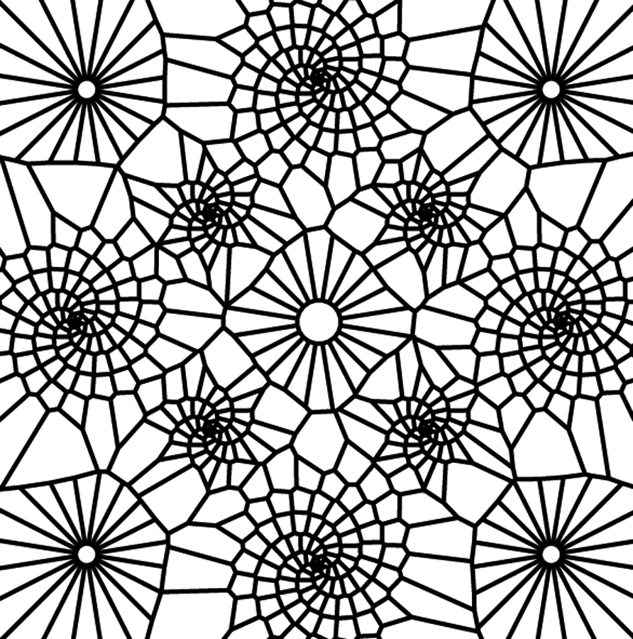 gsarcone's tweet photo. A Voronoi diagram is a planar graph having unique properties: it consists in partitioning a plane into regions close to each of a given set of objects. You can create your own diagram by hand or by using a software sketchbook like processing: https://t.co/hYRVArZ9Yv
#mathpattern https://t.co/hguL1ej7kX