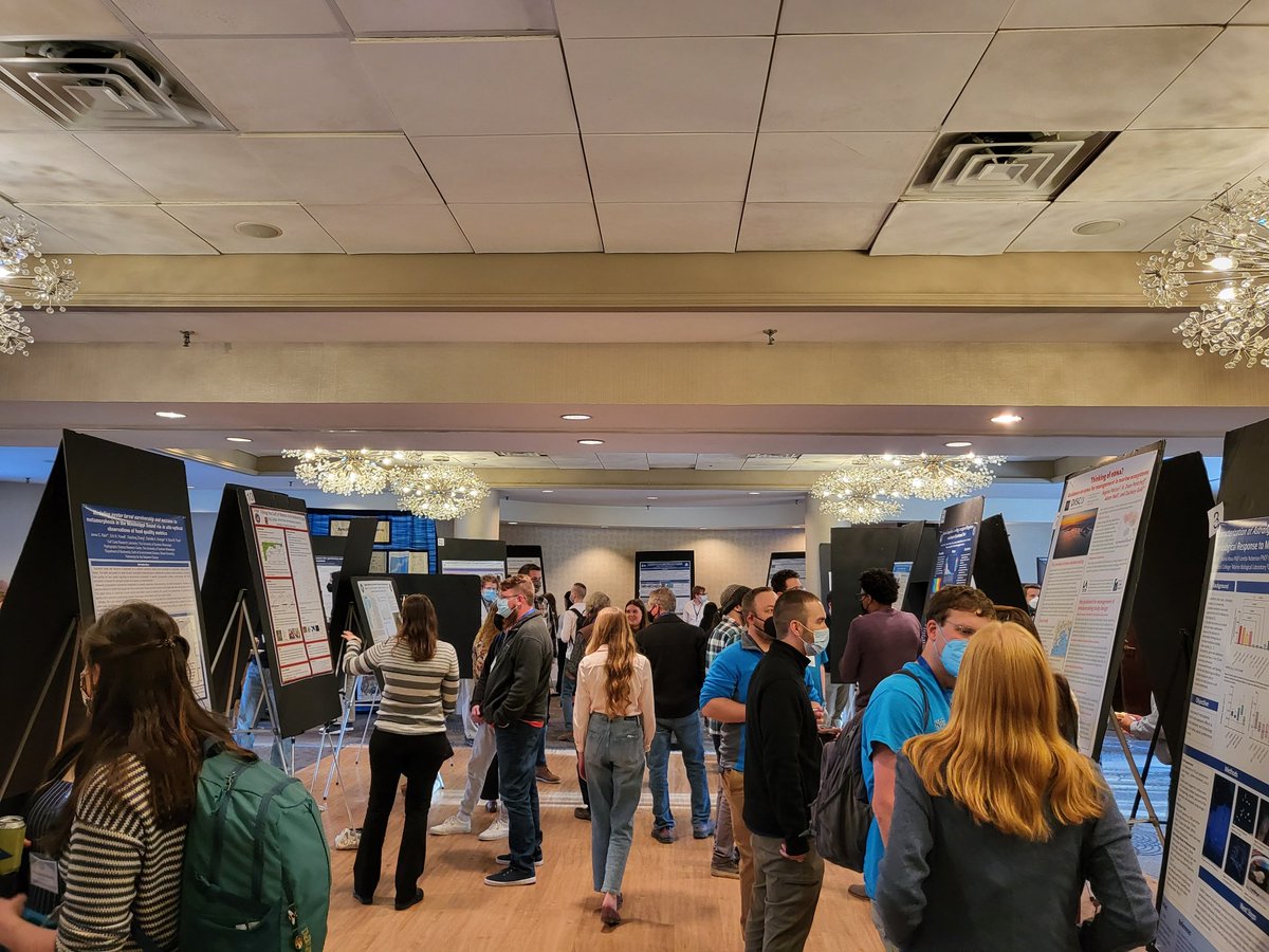Great first poster session to cap off the suite of excellent talks presented today! #BEM2022