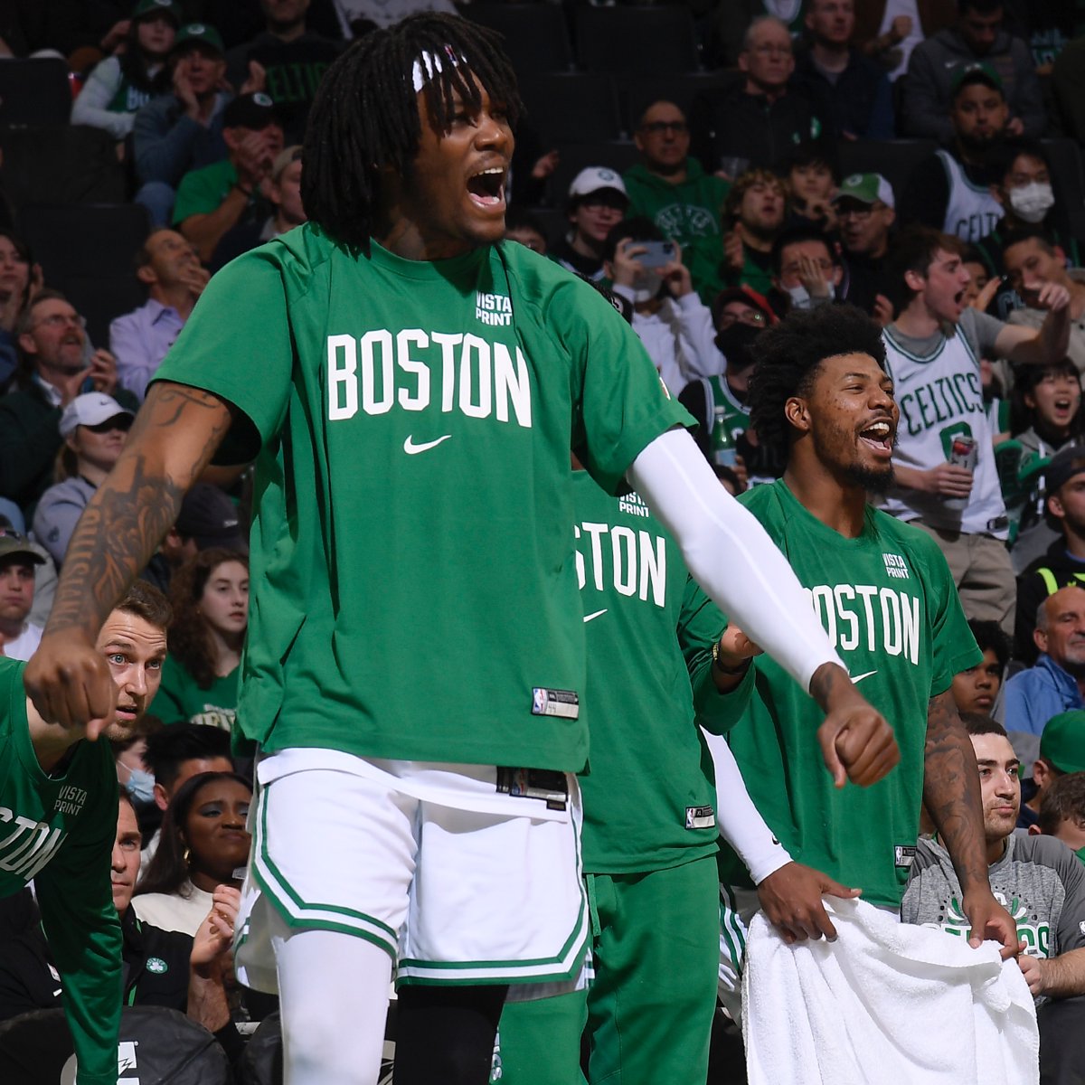 celtics's tweet photo. We're proud to announce with @NBCSBoston that @rob_williamsIII is the second annual Tommy Award winner in honor of his hustle, effort, and pride throughout the season. https://t.co/qf4xTAVoTg