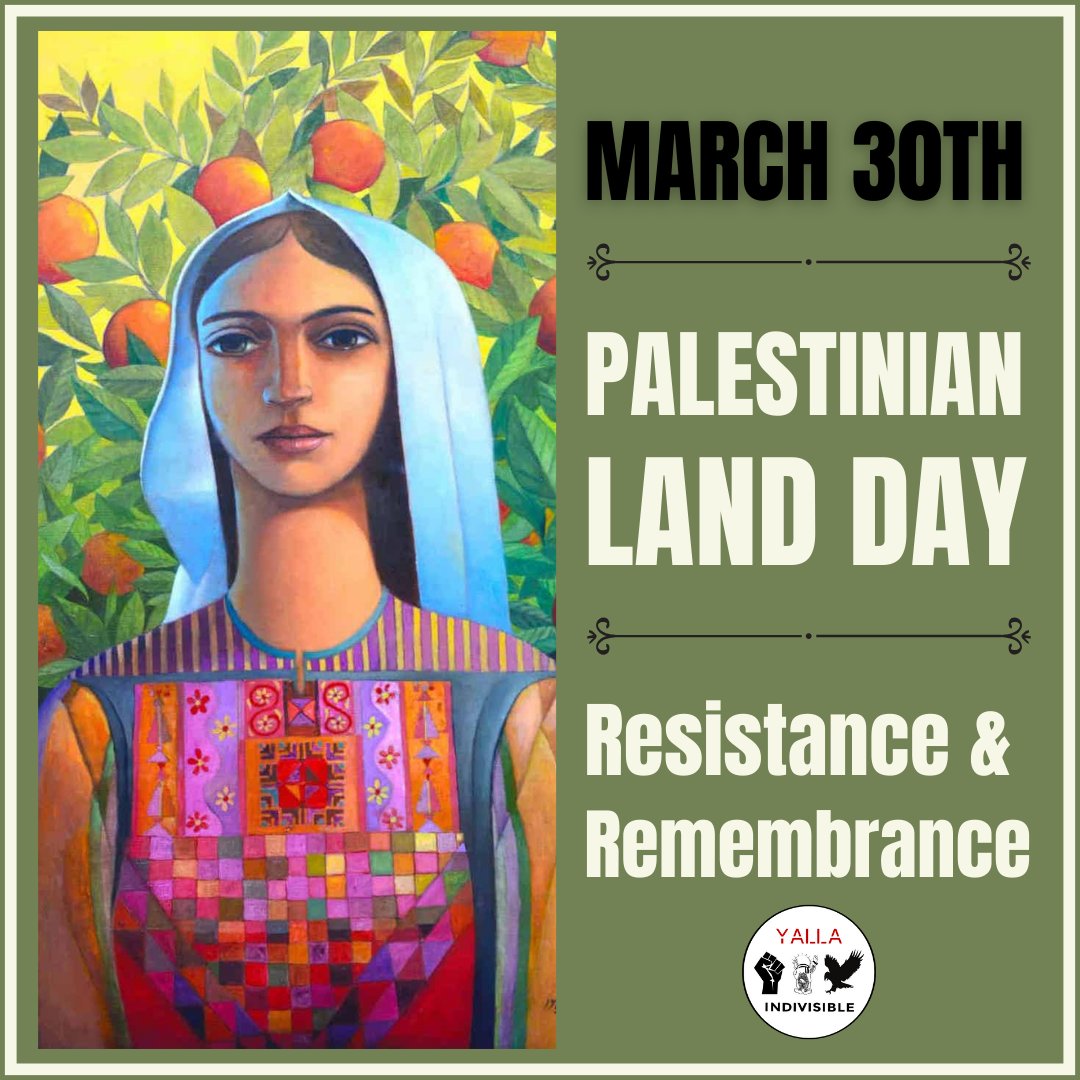 Palestinian Land Day, March 30th: Resistance and Remembrance.
#LandDay #LandBack #RightOfReturn #Palestine #IndigenousPeoples #SaveSheikhJarrah #SaveAlNaqab #SavePalestine #SaveAlkhalil #SaveHebron #BDS #existenceisresistance
 
Portrait with Oranges by @suleimanmanso13, 2015.
🧵