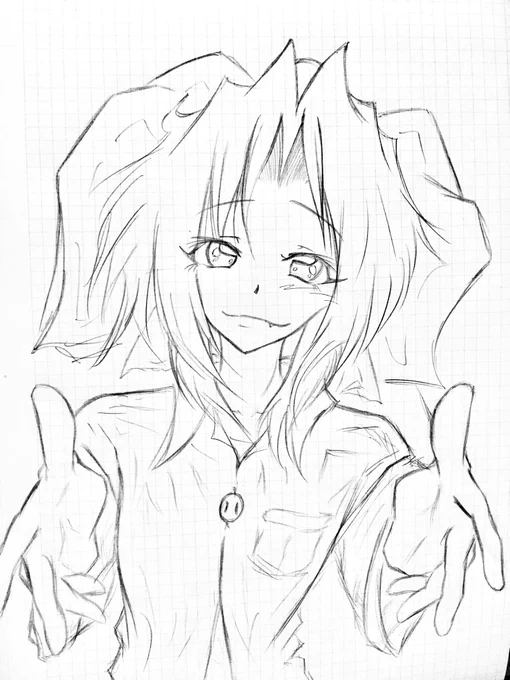 #お気に入りの縦長画像を見せよう
#過去絵を投げて絵を描いた気になろうキャンペーン 
#オリキャラ
#イラスト
#杉山八女 