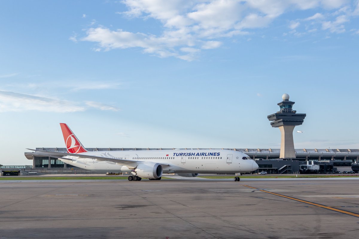 Dulles_Airport's tweet photo. Congratulations to our friends at @TurkishAirlines for launching their second #nonstop flight to Istanbul (IST) tonight! https://t.co/S1aEc1JkSY