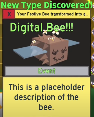 NEW* Digital Bee from Bee Swarm Simulator! 