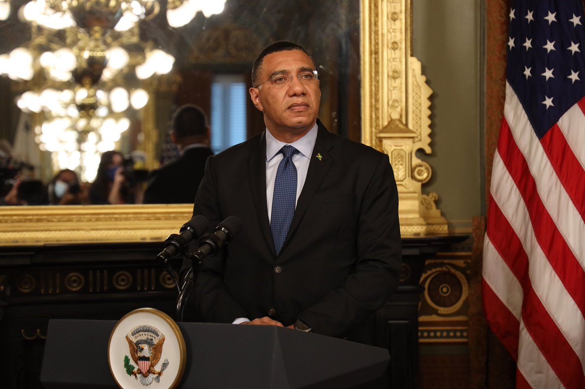 NestaJA's tweet photo. NNN - US vice-President, Kamala Harris, has announced that her country is set to invest JMD $3.1 billion into Jamaica.

The plan was announced following a bilateral meeting between vice-President Harris and Jamaica’s Prime Minister Andrew Holness. https://t.co/G8iLh48Gyj