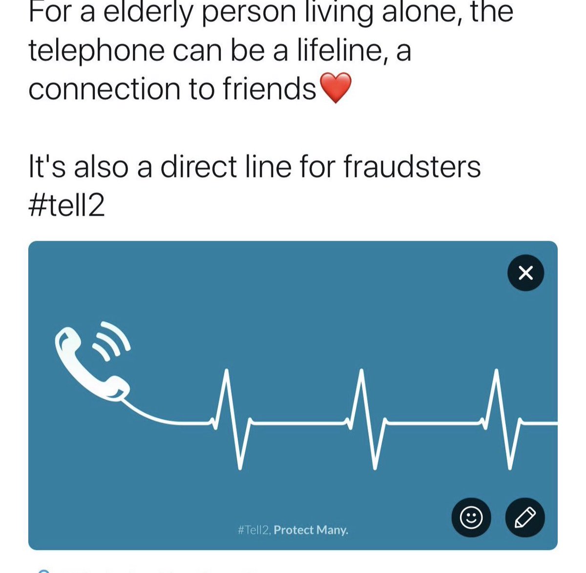 Fraud Prevention Advice - Tell2 tweet media
