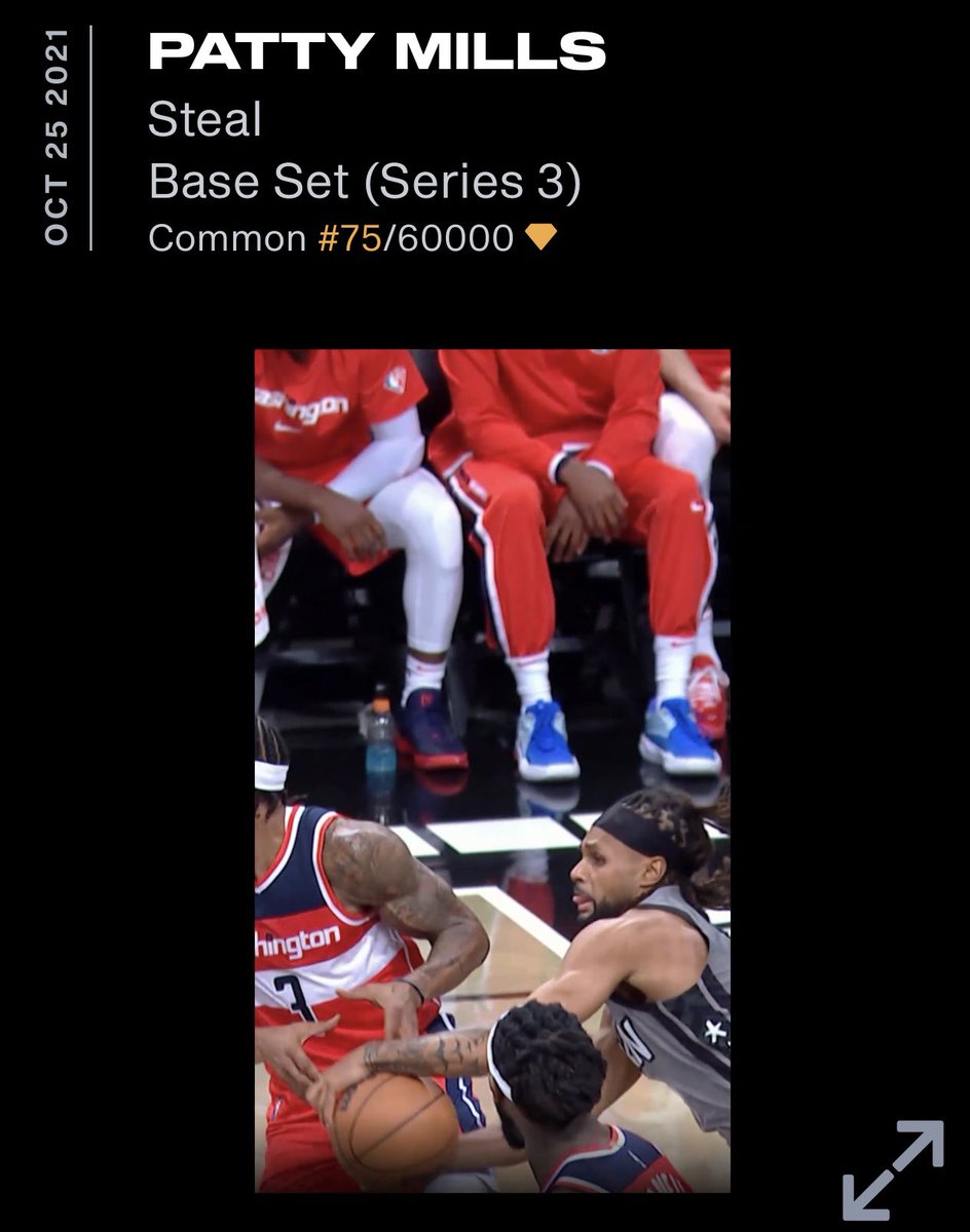 BennyBBuckets's tweet photo. Hi Fam!!! Yesterday was my 1 year anniversary on @nbatopshot so today I’m doing something crazy. Simply like, follow, and RT for a chance to win this 75th anniversary Patty Mills moment. 

Random winner announced Monday.. please pass on some love to the real world too 💯💯💯 https://t.co/C4KsUrFZ05