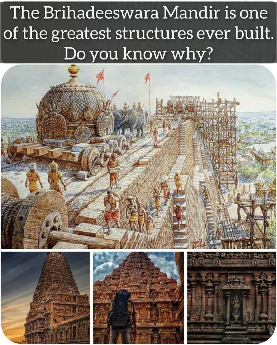 #ThursdayThoughts
The Brihadeeswara Mandir is one of the greatest structures ever built...!!