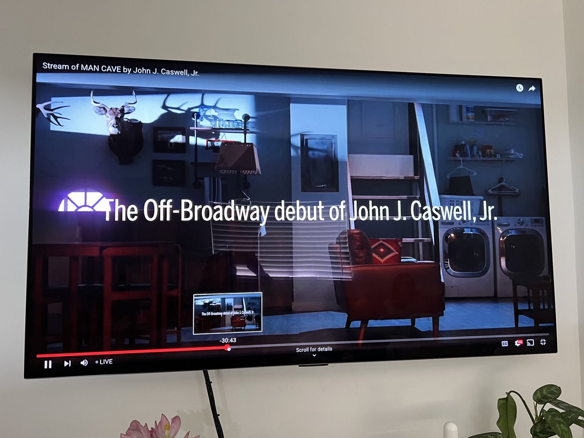 Super Pumped to be descending into ⁦@johnjcaswelljr⁩ Man Cave finally with our newborn and whole family watching virtually. What an accomplishment for such a thunderous talent and human with more lightning crashes expected on the horizon.