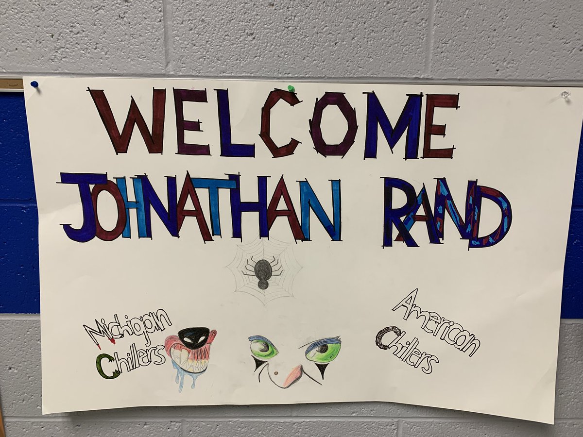 SchoolABVM's tweet photo. Today, ABVM welcomed author Johnathon Rand to school! He spoke with our kindergartners for 1/2 hour and grades 1-8 for 1 hour. Thank you Mr. Rand for joining us today!
#ABVM #ABVMEagles #catholicschool #belmontmi #rockfordmi #marchisreadingmonth #authorvisit #johnathonrand https://t.co/8sNnW65all