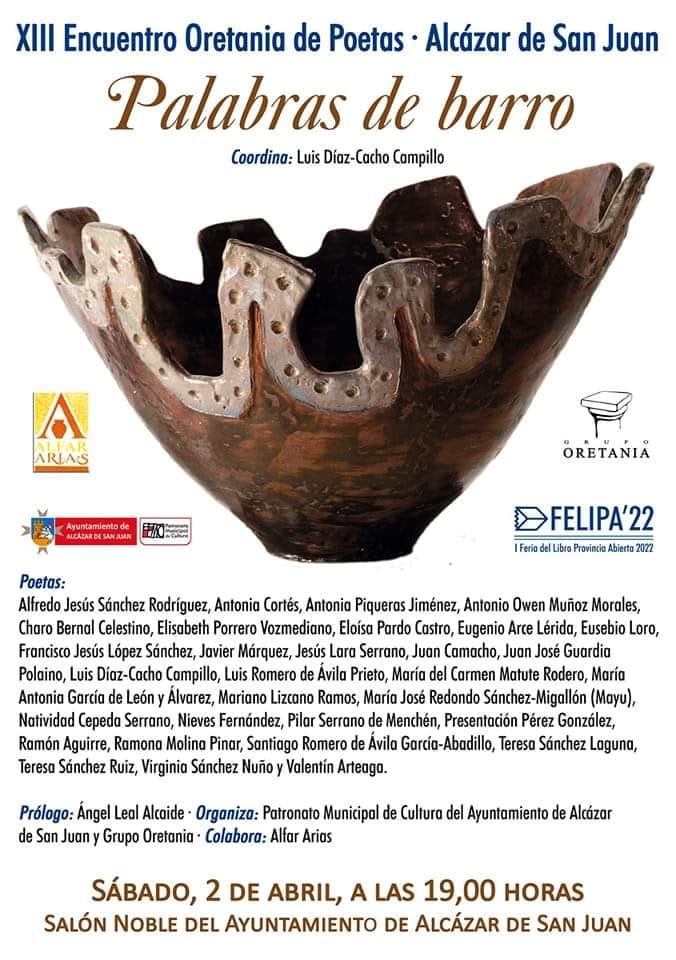 Asiole_Dorpa's tweet photo. Como cada año, nuevo libro, nuevo encuentro, nuevas emociones. Entre poetas. Entre amigos.
#AyuntamientoAlcazardeSanJuan
#Oretania https://t.co/ZUwbgsT7BE