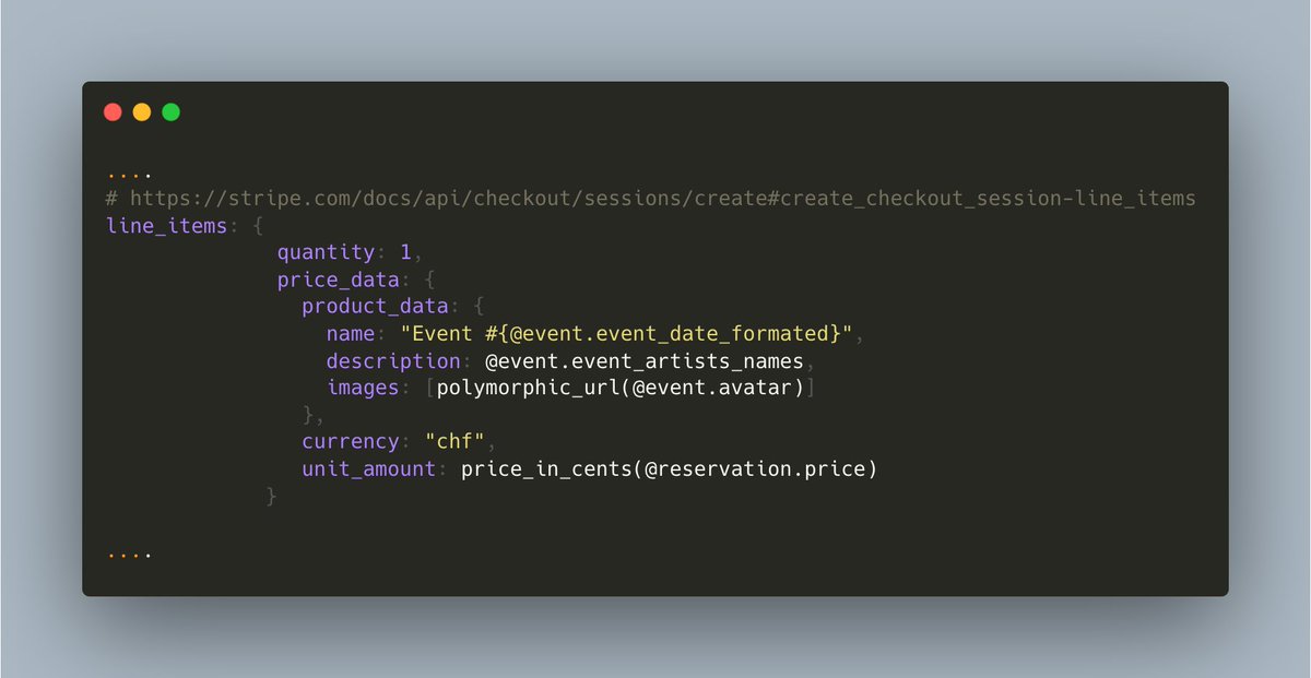 fetijashari's tweet photo. 💡When working with @stripe checkout, you may be asked to show more details about the product, even images. You can do that by passing the img url to price_data/product_data/images. Here is an example.  #stripecheckout 

https://t.co/UbMm39T4CK https://t.co/DO79fLv3Zd