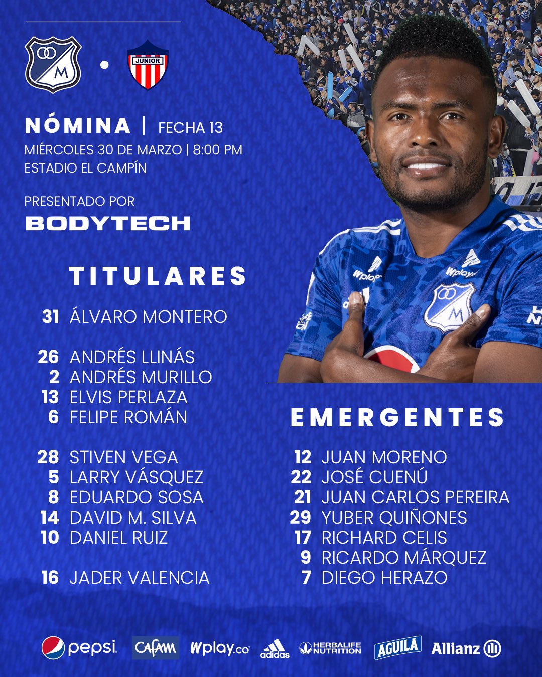 Millonarios FC on Twitter "¡Una vez más! ¡TE VENIMOS A ALENTAR! 🏟⚽️🔝💙