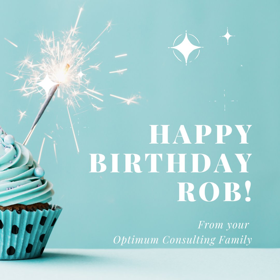 Happy Birthday to our dearest Rob Lucas!

May you have a great day celebrating today!

Cheers! 

From your Optimum Consulting Family

#HappyBirthday #OptimumConsulting https://t.co/Rxbr5R5dWB