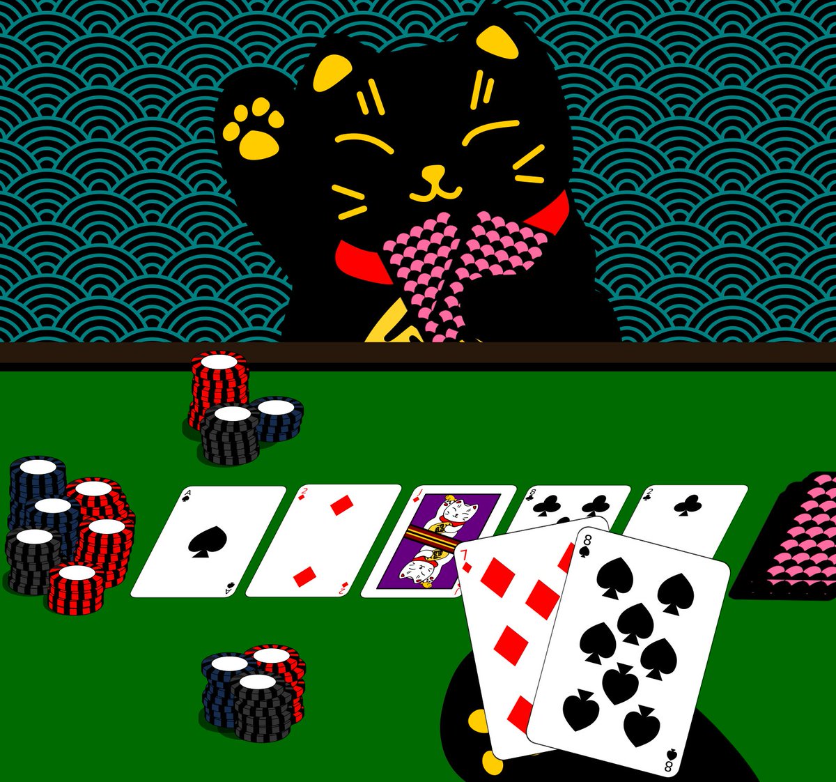 PokerNeko.sol | Minting Live (0.1 $SOL) tweet media