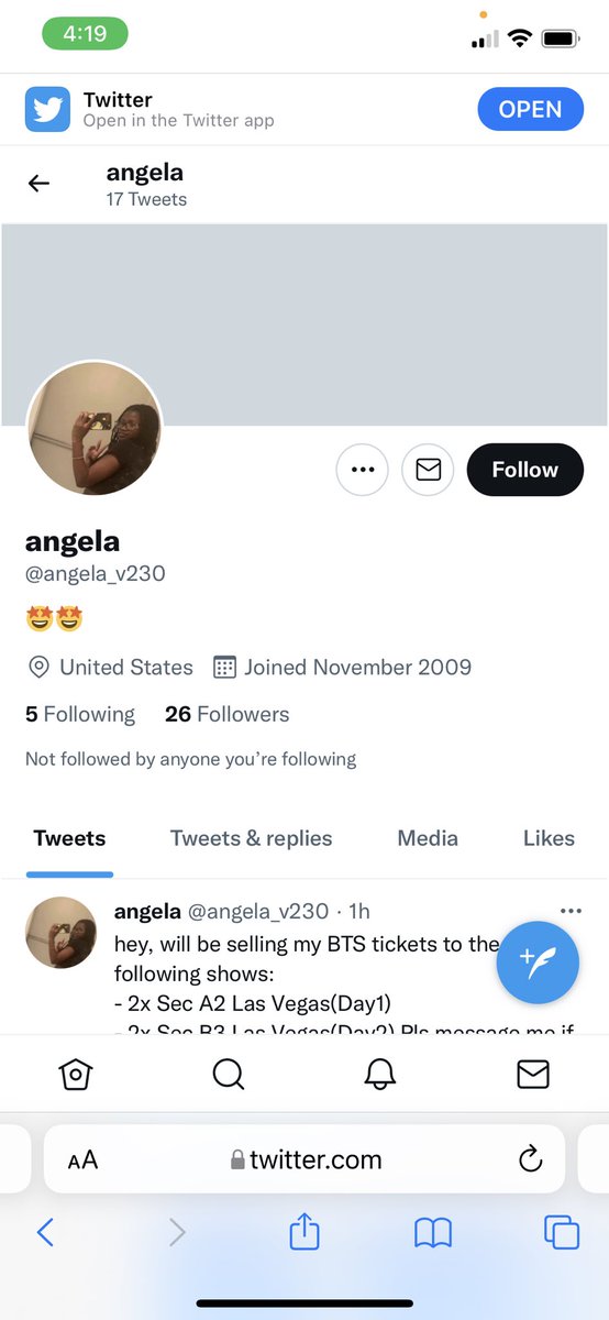 AntoniaPulido8's tweet photo. @WTS_BTStickets Please help reporting this woman.  She scammed me out of BTS tickets after paying her.  Lost my money and lost the tickets https://t.co/5biqZCz3Mk