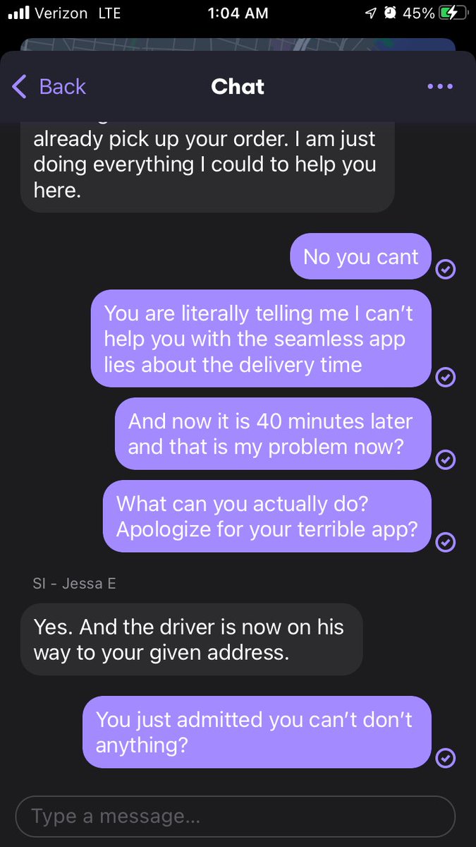 MLanouette's tweet photo. @Seamless @Seamless_Care is this for real? https://t.co/sDeqw5XmKi