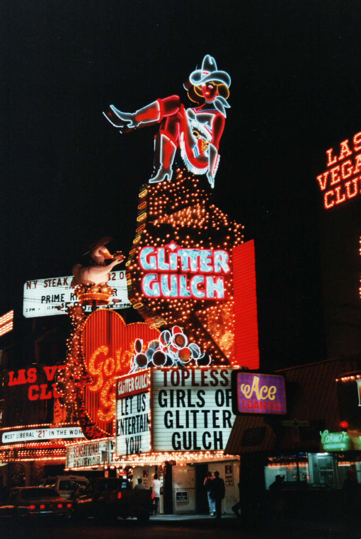 Vintage Las Vegas on Twitter to Glitter Gulch, 1992 Let us