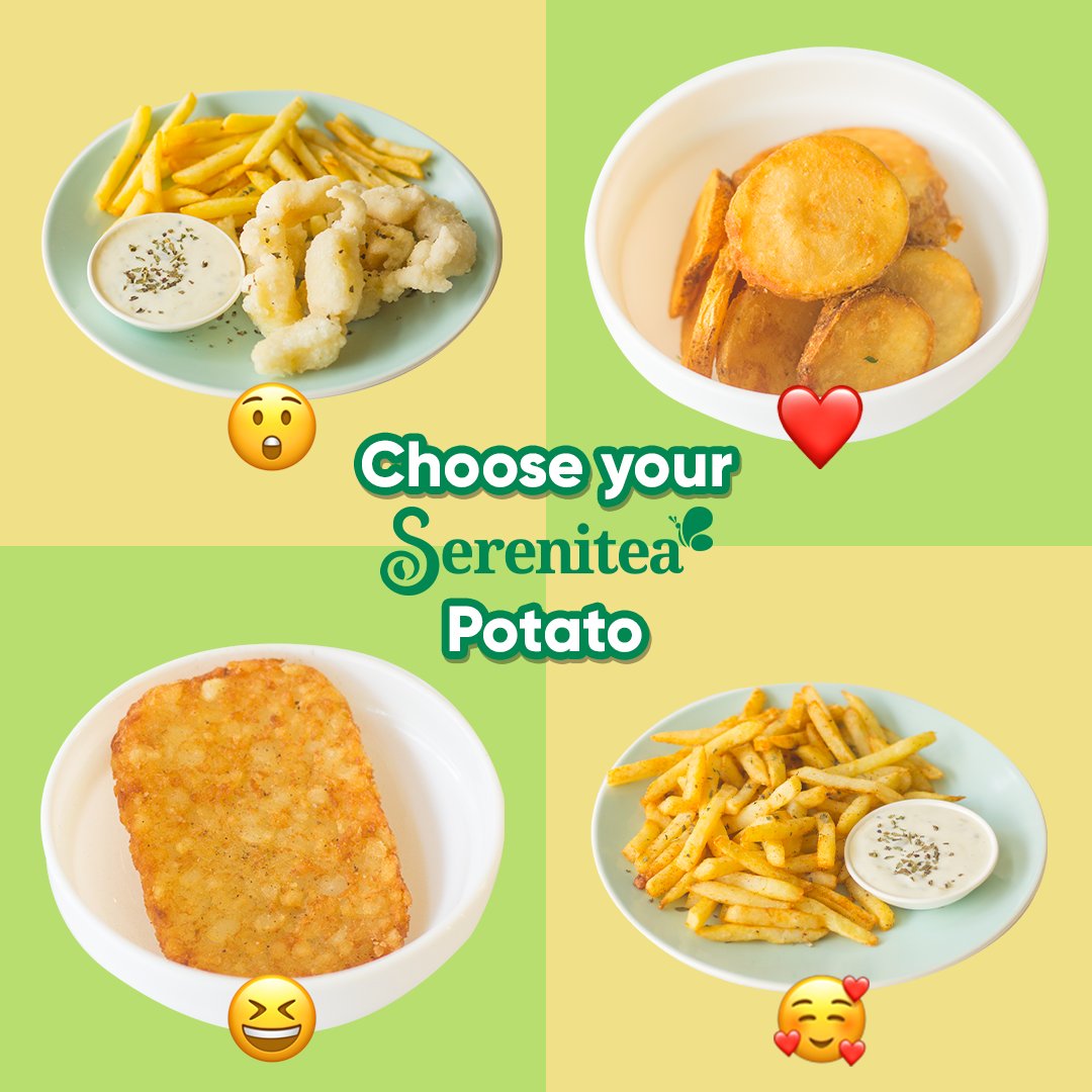 iloveserenitea's tweet photo. Potato, potahto, whatever you call it, potato snacks will always be our faves! 🥔
Reply with an emoji of your favorite Serenitea potato snack! 😋
#SereniteaPH
#HaveAMomentOfSerenitea
#milktea #drinkstagram #drinkstime #milktealover #milkteaaddict #bubblemilktea https://t.co/T8FVkMTgb6