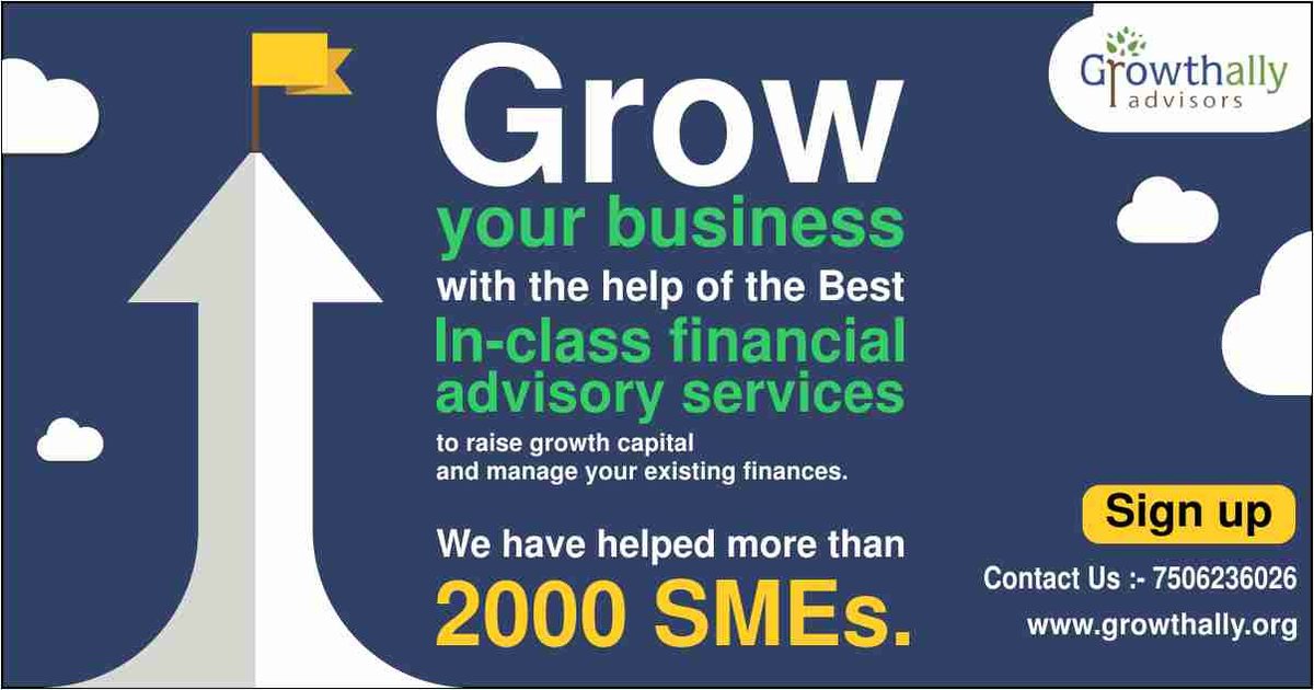 Growthally_Ltd's tweet photo. Grow your business with the help of the Best In-class financial advisory services to raise growth capital.⭐We have helped more than 2000 Smes⭐Visit https://t.co/jBUk4oLjtE or contact 7506236026 for free advice on business finance.
#MSME #smallbusinessowner #financialadvisor https://t.co/SlGLmrmfBb