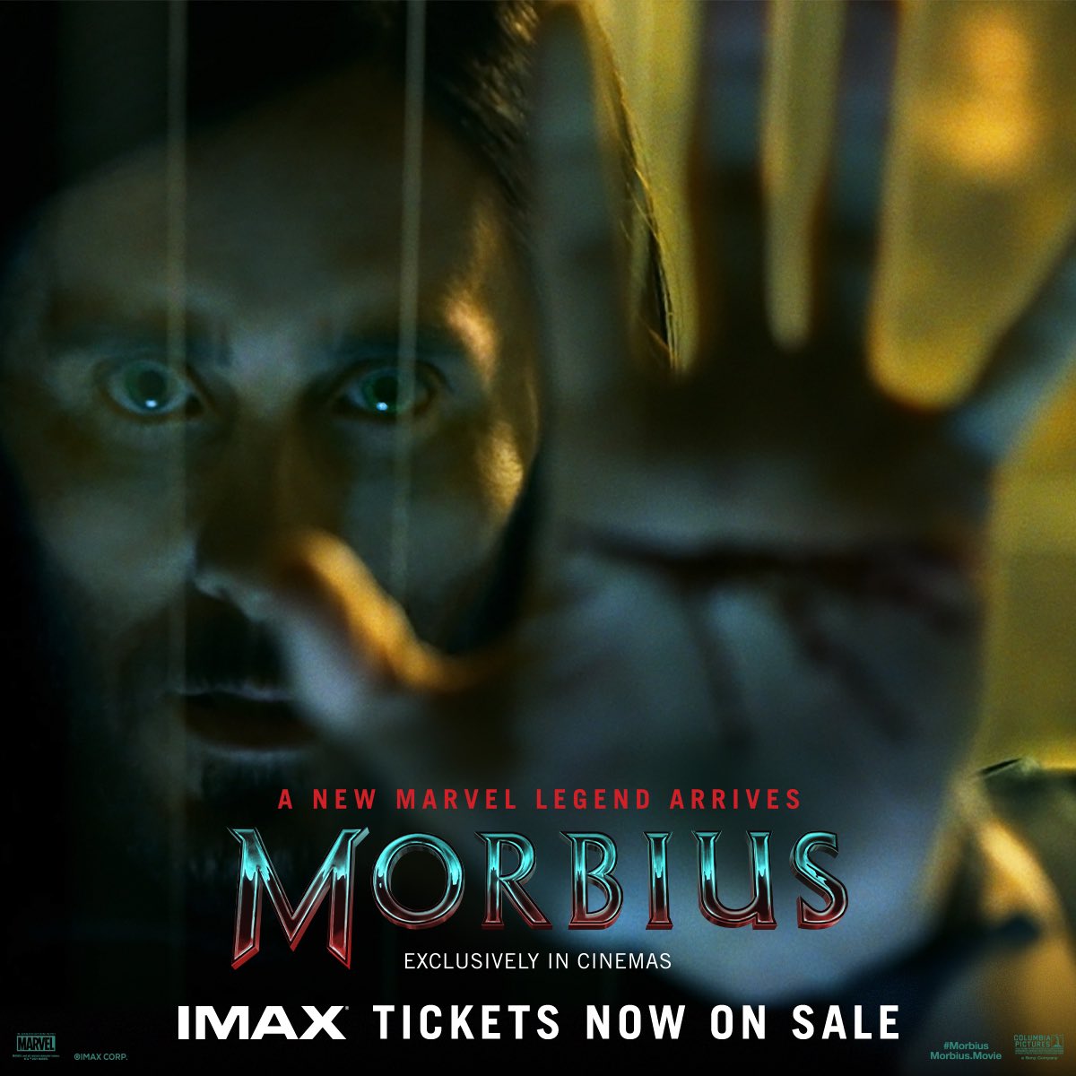 _PVRCinemas's tweet photo. Wait is almost over! Welcome the new marvel legend #Morbius in IMAX at PVR.
Bookings are open, book yours now: https://t.co/RF1KbIYuhf
@SonyPicsIndia @MorbiusMovie @JaredLeto #DrMorbius #Marvel #SonyPictures #MarvelMovie #PVR #BackAtPVR https://t.co/WuQyVVPkS7