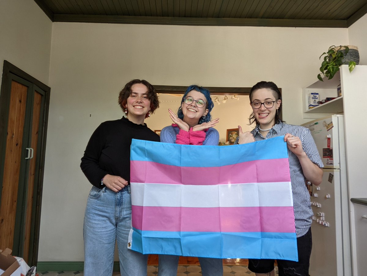 YACVic's tweet photo. "We shouldn’t have to be fighting for visibility, today should be a day of power, of justice of unending queer happiness. But, while we are forced to fight for visibility, we will do so without compromising the complexity, beauty and joy that is transness." - @issyhay #TDOV https://t.co/sMIBkHc3jE
