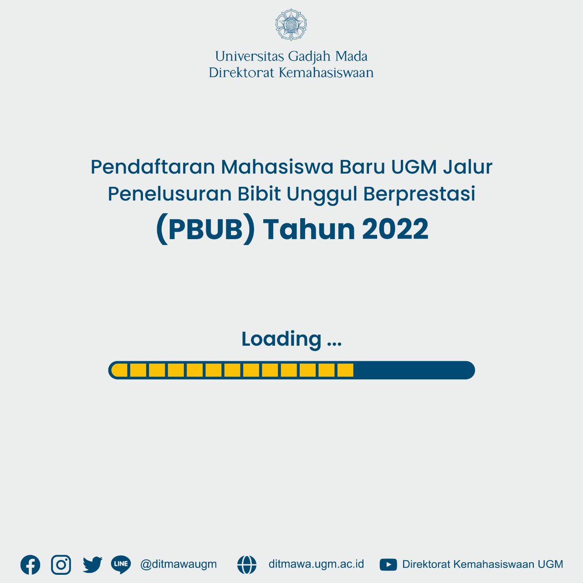 ditmawaugm's tweet photo. Halo sahabat Ditmawa...
Sudah banyak yang tidak sabar dan menanyakan terkait pendaftaran masuk UGM jalur PBUB nih. Mohon bersabar ya dan selalu pantau laman https://t.co/OaozOxJnN8 🔥
#dppugm #ditmawaugm #pbubugm https://t.co/SawT8sk84P