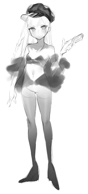 自分の娘が作りたいと思います!まずはラフね! 