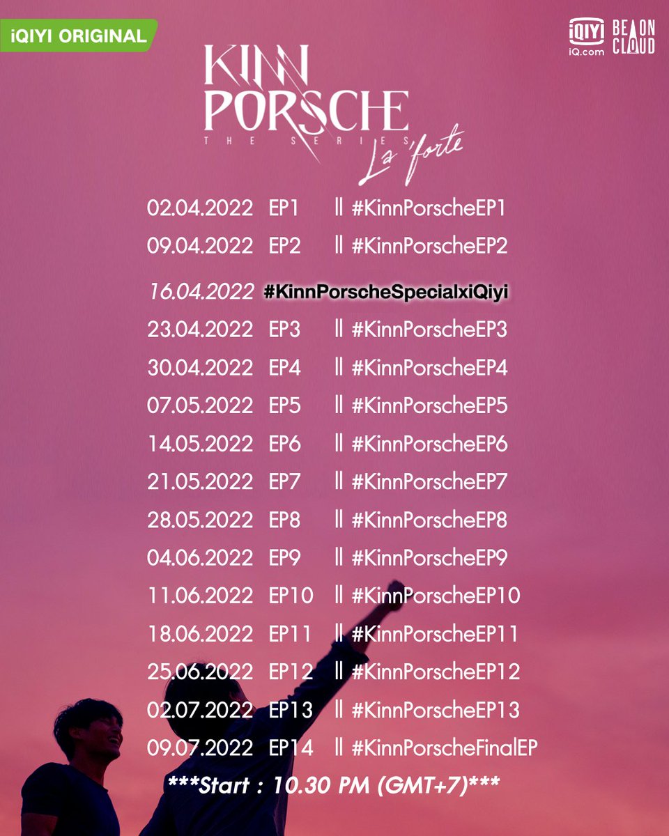 ประกาศ Hashtag ของ #KinnPorscheTheseries  มาร่วมกันพาซีรีส์ไปเทรนด์โลกด้วยกันน้า 
.
Let's bring  #KinnPorscheTheseries to No.1 worldwide trends together!
.
2 เม.ย นี้ดูเวอร์ชัน UNCUT บนแอป #iQiyi และเว็บ iQ.com ที่เดียวเท่านั้น📲s.iq.com/7e4S1B-66