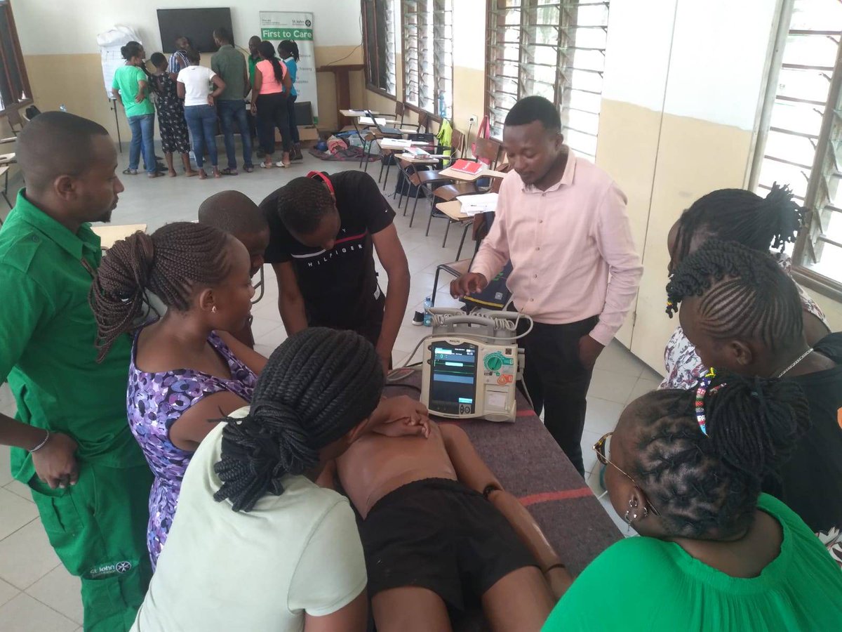 StJohnKenya's tweet photo. You can now take ACLS and BLS classes at our Mombasa branch located in Tononoka, along Wajir rd. Be the First to Care. Go beyond First Aid in saving lives. #TrainWithStJohn https://t.co/zrMdaQlWte