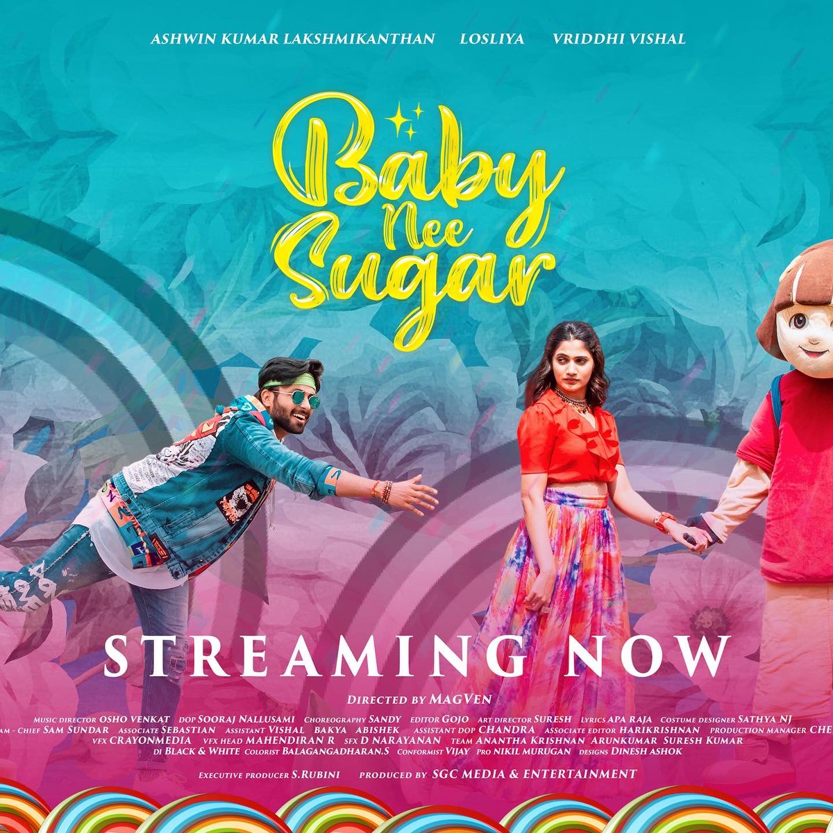Ashwin Kumar (@i_amak) on Twitter photo With all your love ♥️😇🙏🏻
Here's #BabyNeeSugar music video #Losliya #Vriddhi streaming on @sonymusicsouth
➡️ youtu.be/R2u4u5fnCs4
<a href="/SGCMedia22/">SGC Media</a> <a href="/mahiram20/">Magesh ram</a> <a href="/iamSandy_Off/">SANDY</a> <a href="/iamvenkat6/">Venkatesh</a> <a href="/osho_venkat/">Osho Venkat</a> <a href="/aparajalyrics/">Aparaja</a> <a href="/soorajnallusami/">Sooraj Nallusami</a> @Rubinisakthi <a href="/gojo_editor/">Gokul</a> <a href="/onlynikil/">Nikil Murukan</a>
#GodisGreat With all your love ♥️😇🙏🏻
Here's #BabyNeeSugar music video #Losliya #Vriddhi streaming on @sonymusicsouth
➡️ youtu.be/R2u4u5fnCs4
<a href="/SGCMedia22/">SGC Media</a> <a href="/mahiram20/">Magesh ram</a> <a href="/iamSandy_Off/">SANDY</a> <a href="/iamvenkat6/">Venkatesh</a> <a href="/osho_venkat/">Osho Venkat</a> <a href="/aparajalyrics/">Aparaja</a> <a href="/soorajnallusami/">Sooraj Nallusami</a> @Rubinisakthi <a href="/gojo_editor/">Gokul</a> <a href="/onlynikil/">Nikil Murukan</a>
#GodisGreat